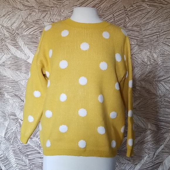 Chelsea Theodore Polka Dots Sweater 